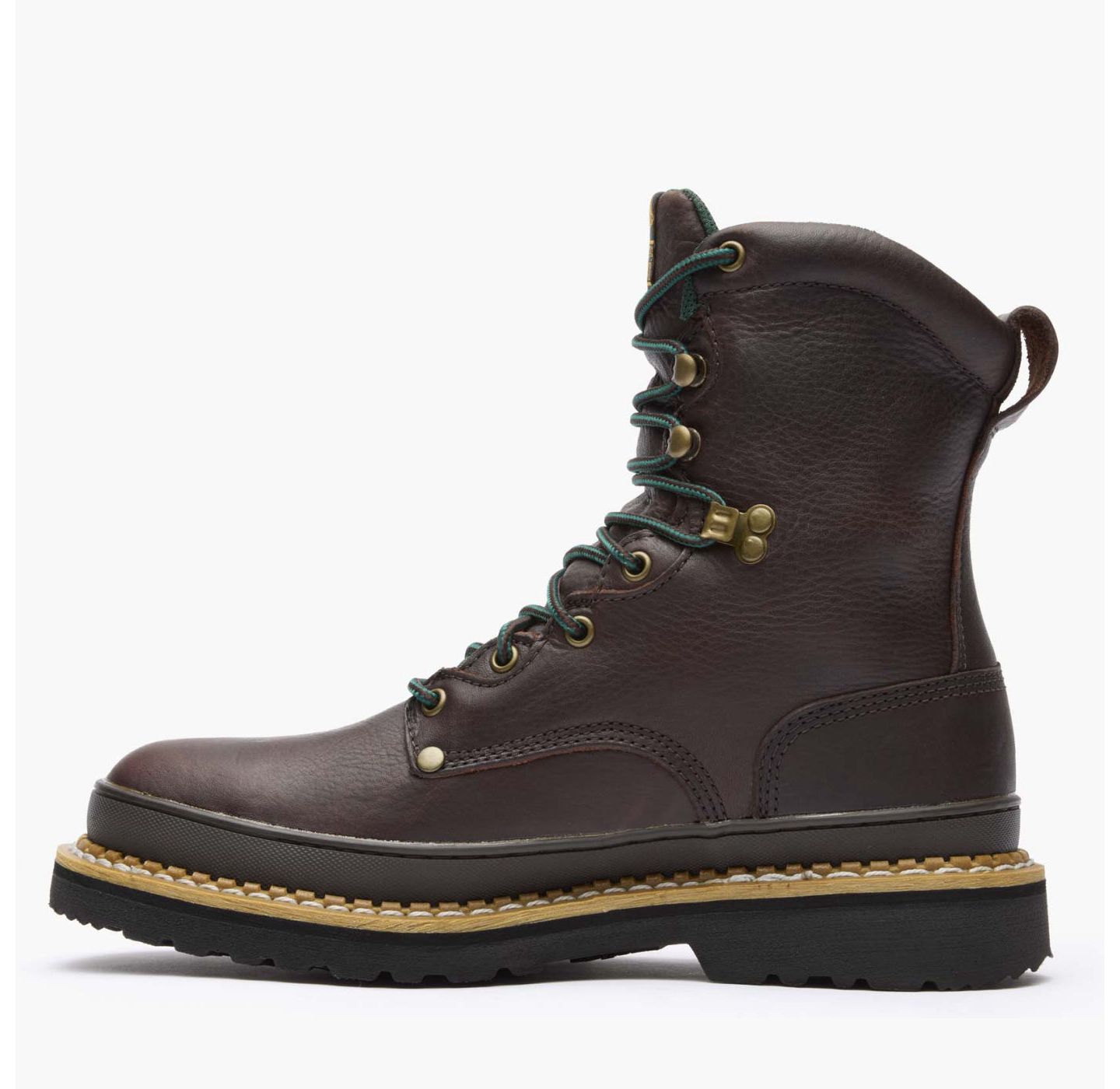 Мужские ботинки GEORGIA BOOT Georgia Giant 8" Soggy Brown Steel Toe Work Boot, цвет: Коричневый — фото 9