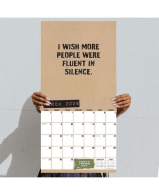 2026 Anti-Affirmations Wall Calendar