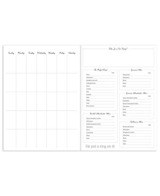 Woah! Undated 7.5"x10.25" Monthly Wedding Planner
