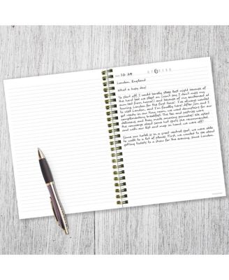 Business Black 7.5"x9" Spiral Lined Journal