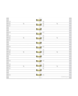 Gray Spiral Address Book