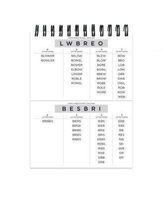 Word Jumble Puzzle Book