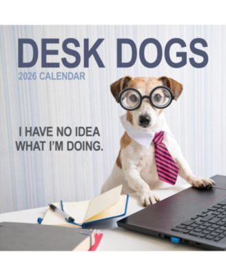 2026 Desk Dogs Wall Calendar