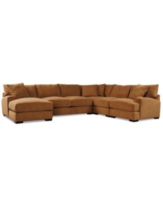 Rhyder 5-Pc. Fabric Chaise Sectional
