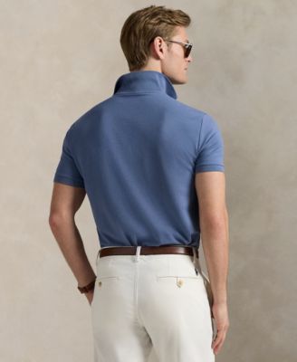 Men's Classic-Fit Stretch Mesh Polo Shirt