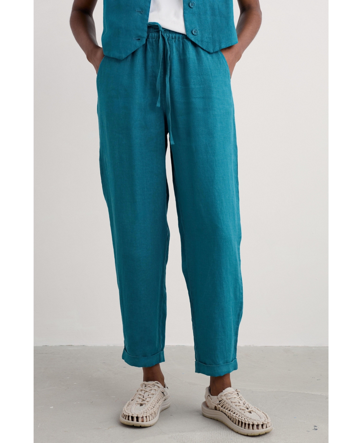 Seasalt Cornwall Women's Dipping Sun Pants - Dark drift