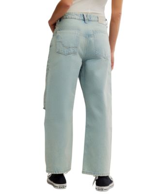 Women's Deep Trance Boyfriend Cut Cotton Jeans