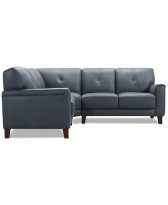 Ashlinn 3-Pc. Leather L Sectional, Exclusively at Macy's