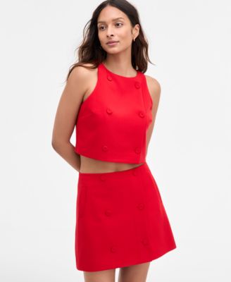 French Connection - Women's Azra Twill Double-Breasted Top