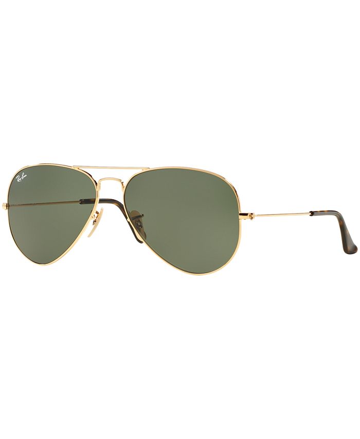 Macy's ray ban aviator hot sale