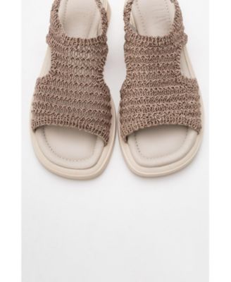 Weave Leather Woven Sandal (Women)