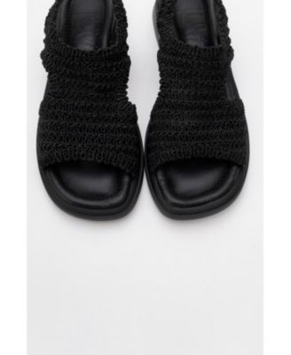 Weave Leather Woven Sandal (Women)