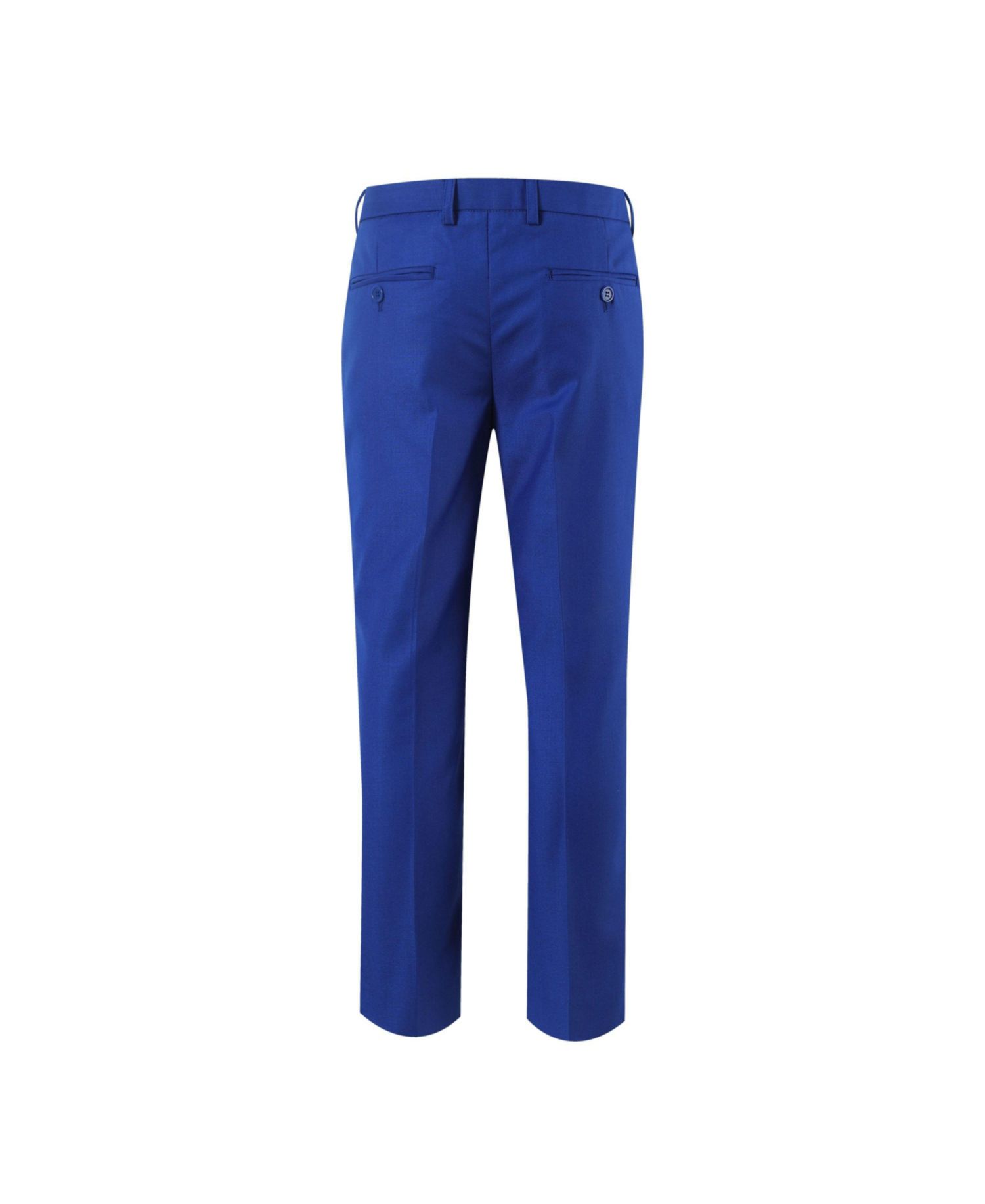 Big Boys Royal Blue Slim Fit Dress Pants