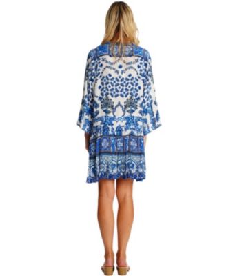 Women's Printed Pleated Short Dress