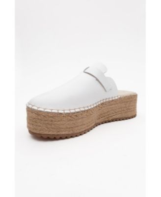 Novas Leather Platform Espadrille Mule (Women)