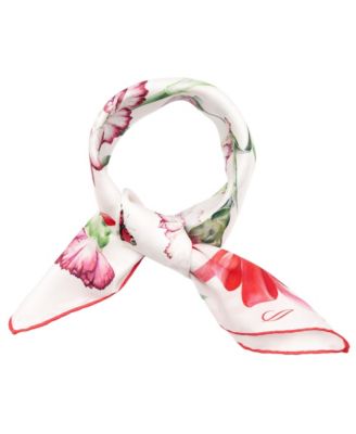 Dianthus - Silk Bandana for Women