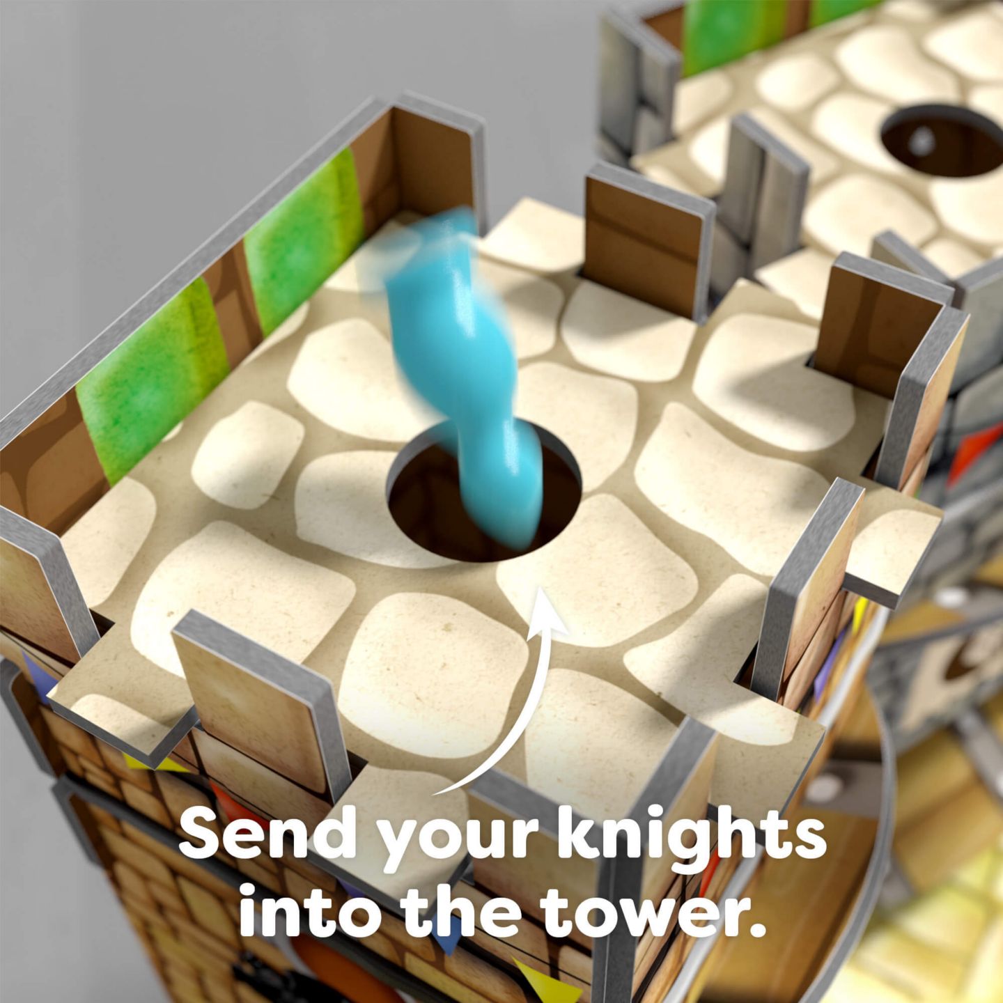 Детская настольная игра Haba Knuckling Knights Strategy Board Game with Secret Doors, Ages 4+, цвет: Mutli — фото 3