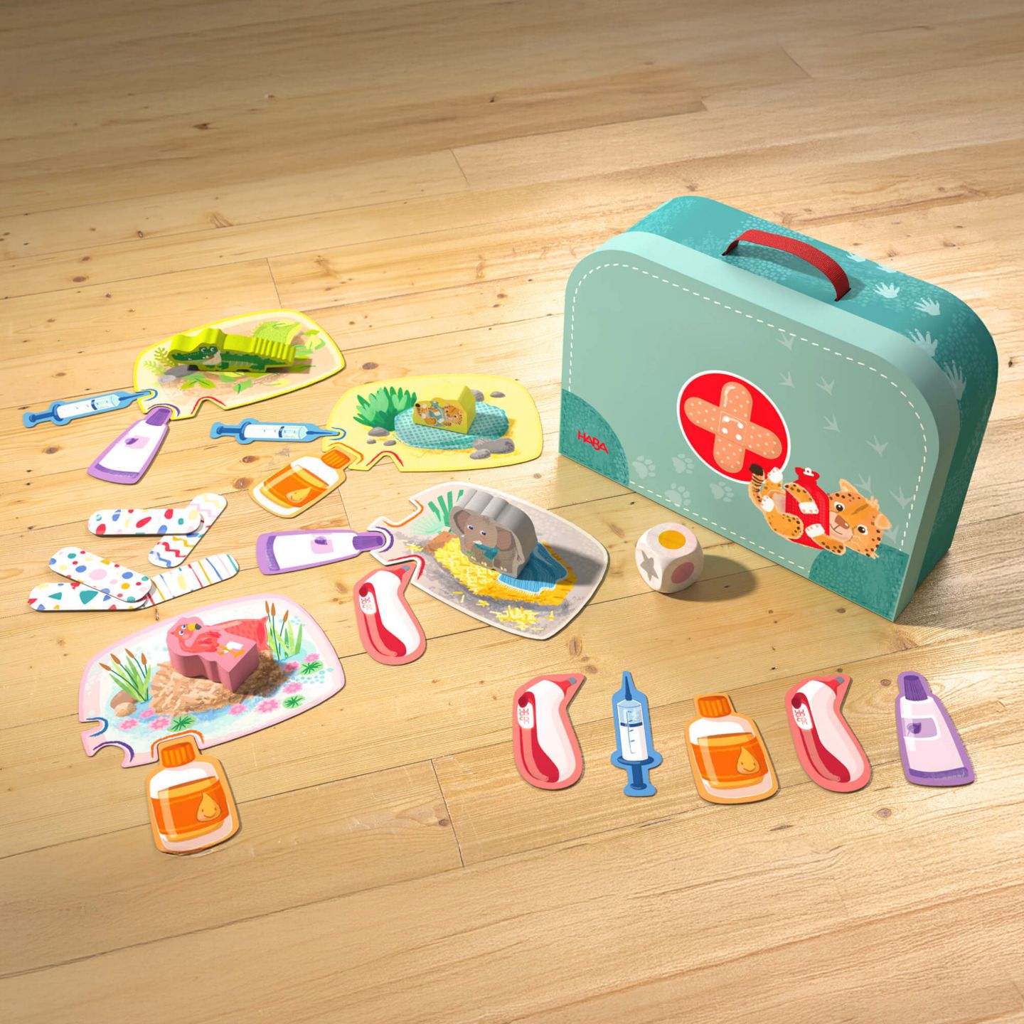 Детские настольные игры Haba My Very First Games - At the Vet Board Game, Ages 2+, цвет: Mutli — фото 2