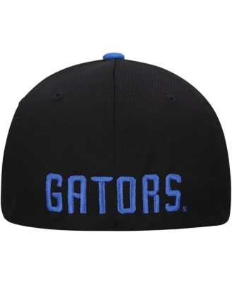 Men's Black/Royal Florida Gators Reflex 2.0 Flex Fit Hat