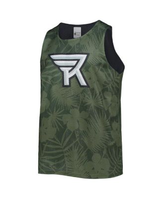 Men's Green/Black Rochester Knighthawks Reversible Mesh Tank Top
