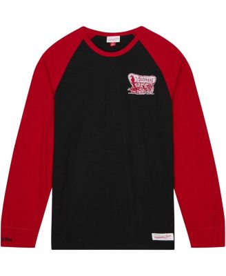 Men's Black Oklahoma Sooners Legendary Slub Raglan Long Sleeve T-Shirt