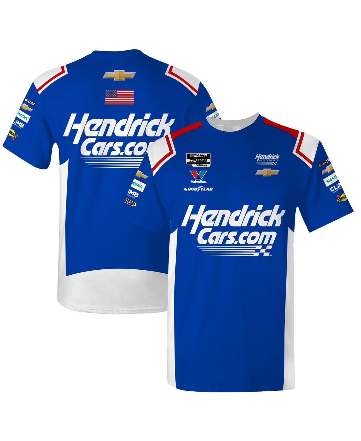 Men's Blue Kyle Larson Valvoline Uniform T-Shirt - Blue