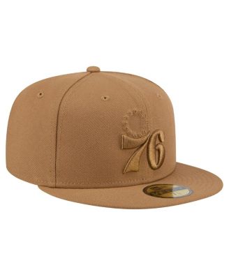Men's Tan Philadelphia 76ers 59FIFTY Fitted Hat