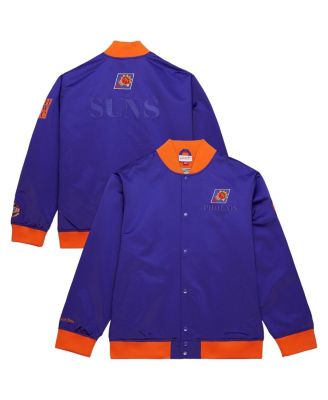 Mitchell & Ness - Men's  Purple Phoenix Suns Hardwood Classics Team OG 3.0 Lightweight Satin Full-Snap Jacket