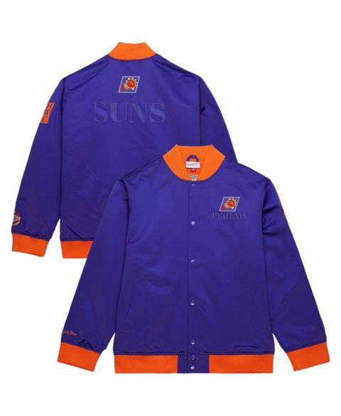 Мужская куртка Mitchell & Ness Purple Phoenix Suns Hardwood Classics Team OG 3.0 Lightweight Satin Full-Snap