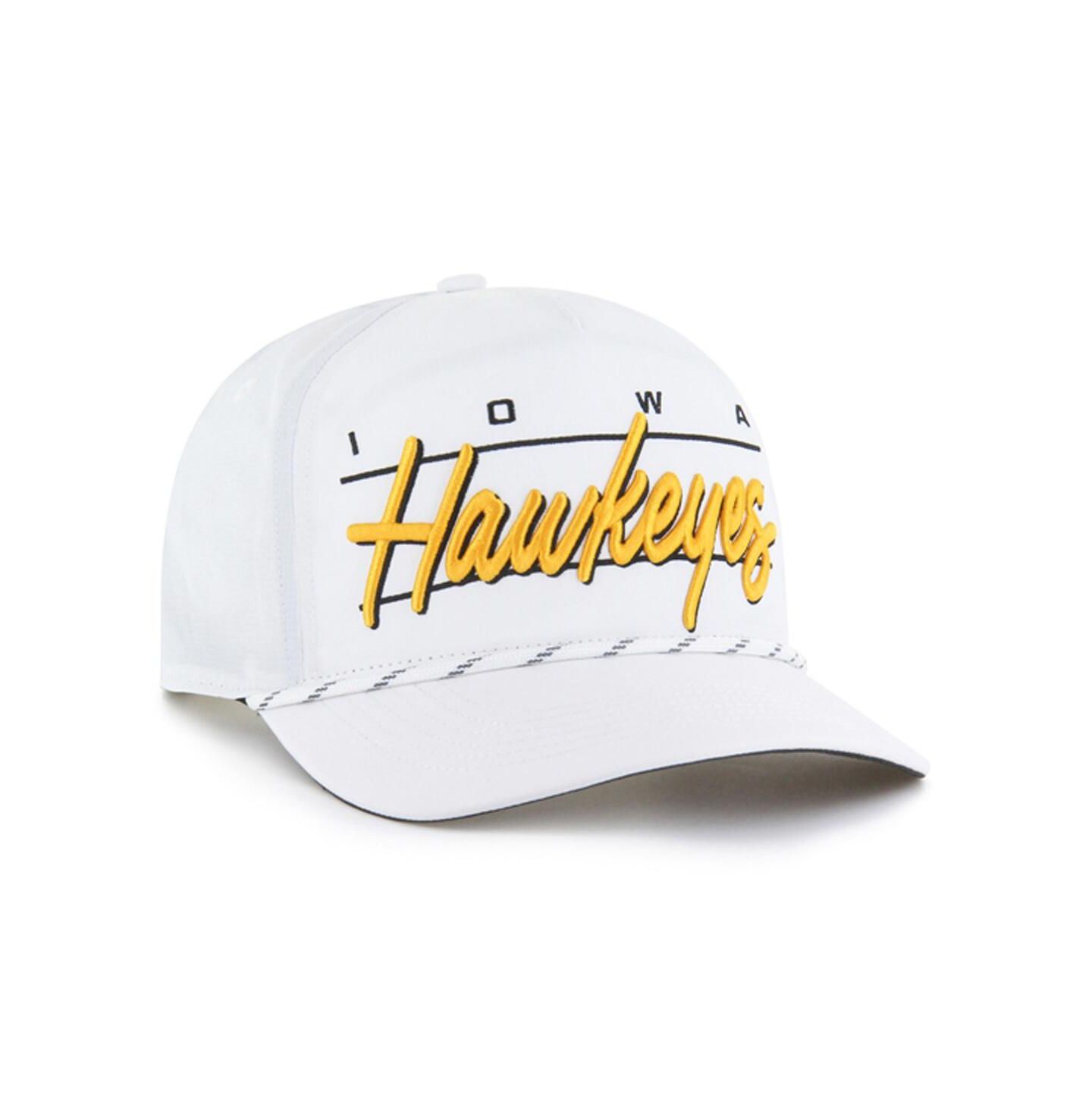 Мужская кепка '47 Brand White Iowa Hawkeyes Condor Hitch Brrr Adjustable Hat — фото 2