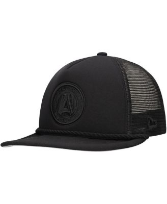 New Era - Men's Black Atlanta United FC Active Tone Golfer Snapback Hat