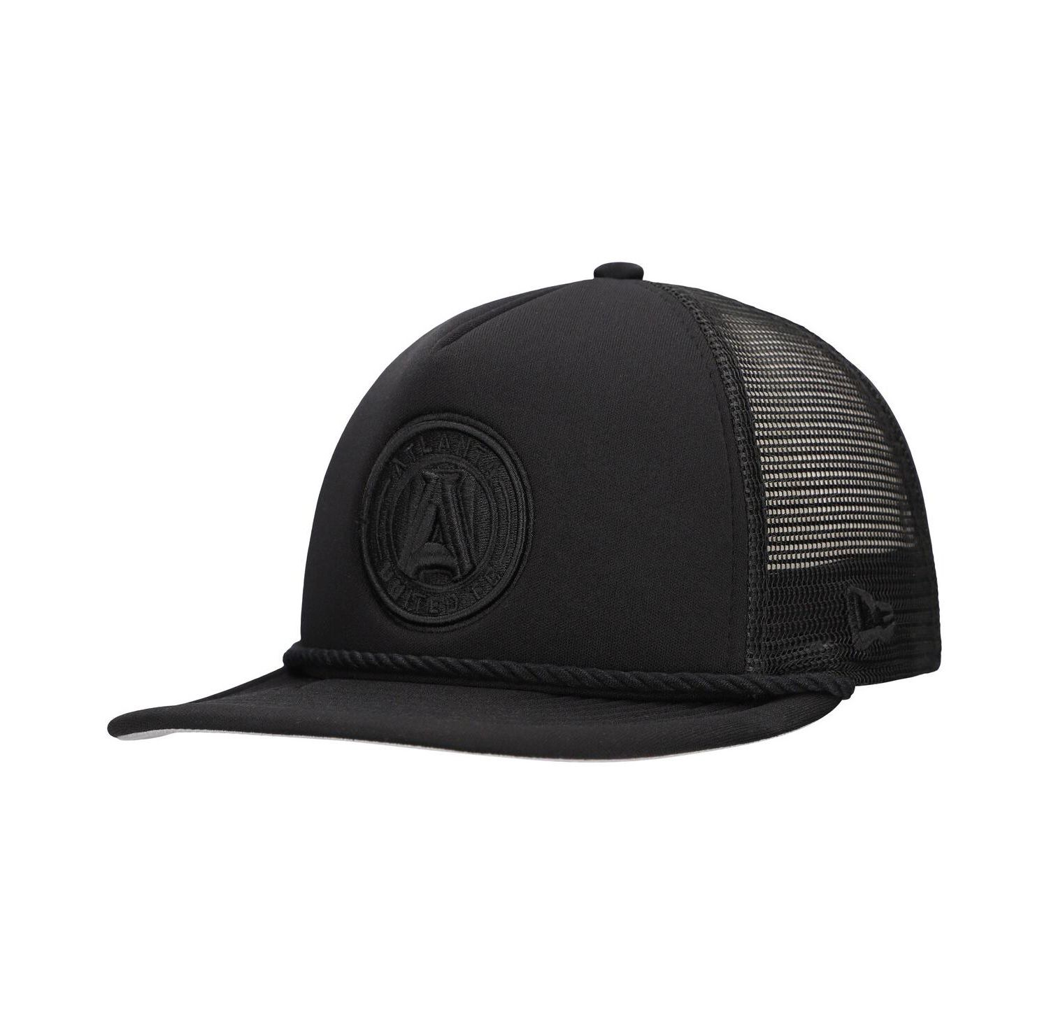 Men's Black Atlanta United FC Active Tone Golfer Snapback Hat