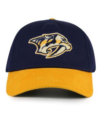 American Needle - Men's Navy/Gold Nashville Predators Burnett Adjustable Hat