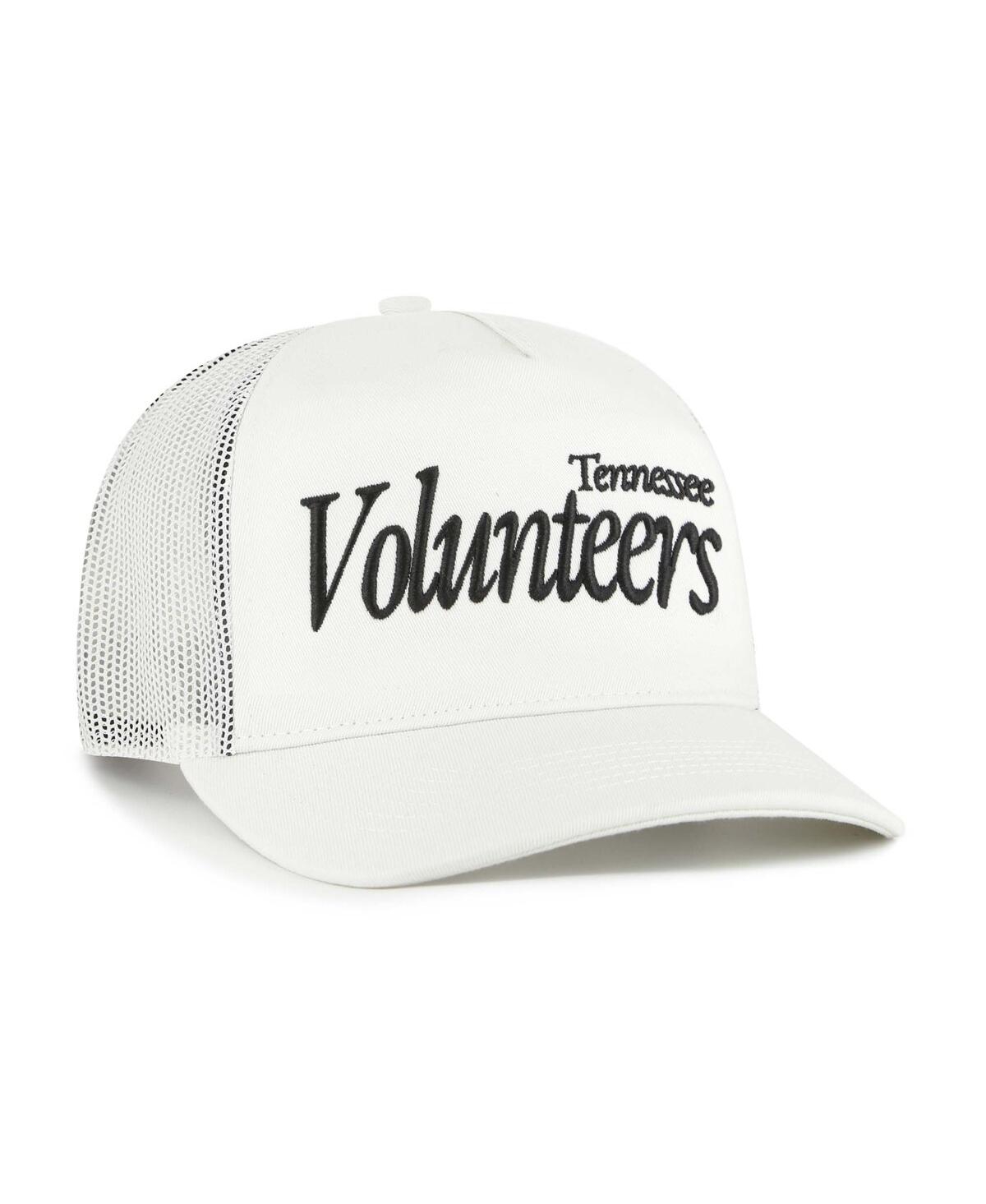 47 Brand Men's And Women'sâ Cream Tennessee Volunteers Foundation Script Adjustable Trucker Hat