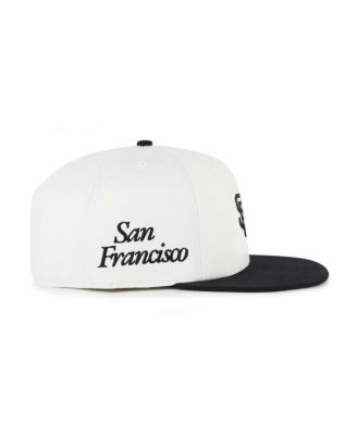 Women's White/Black San Francisco Giants Foundation Captain Snapback Hat