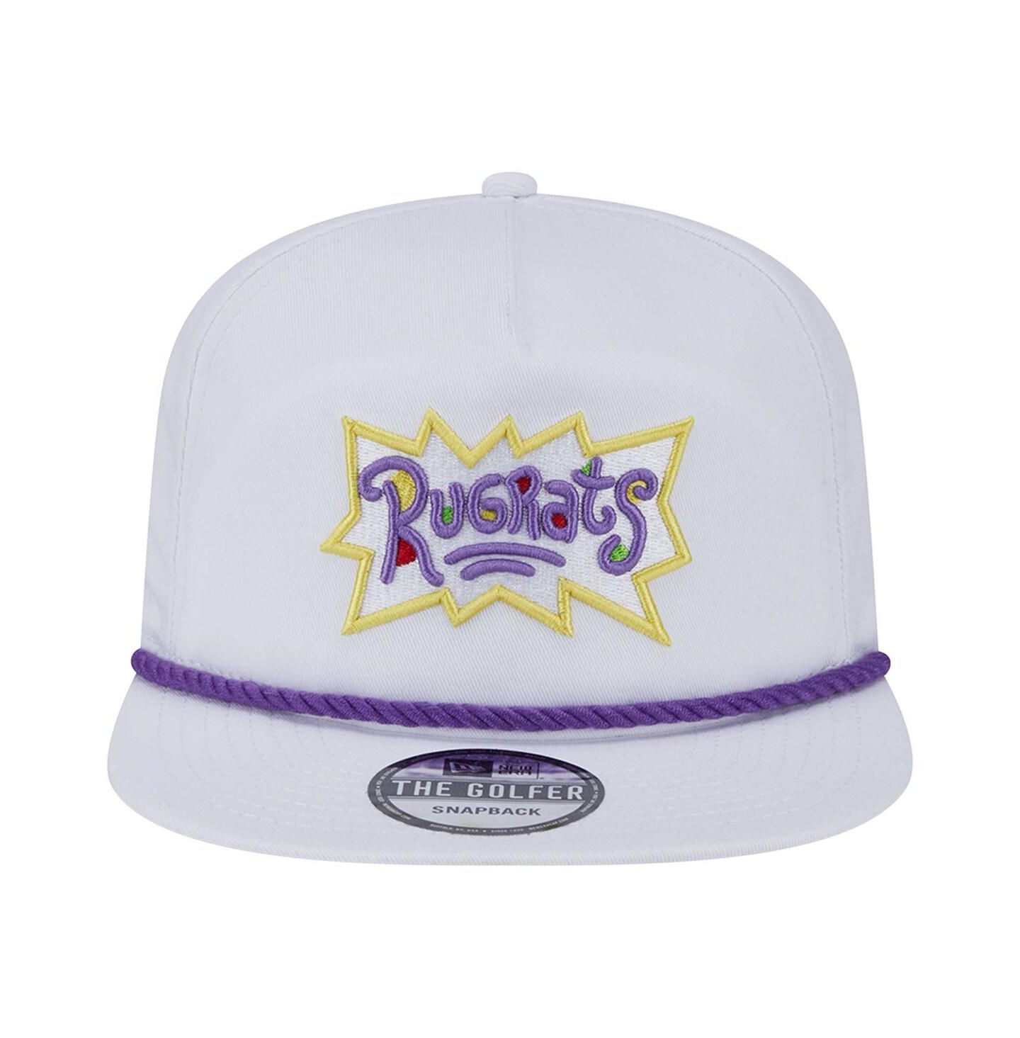 Мужская кепка New Era White Rugrats Golfer Snapback Hat — фото 2