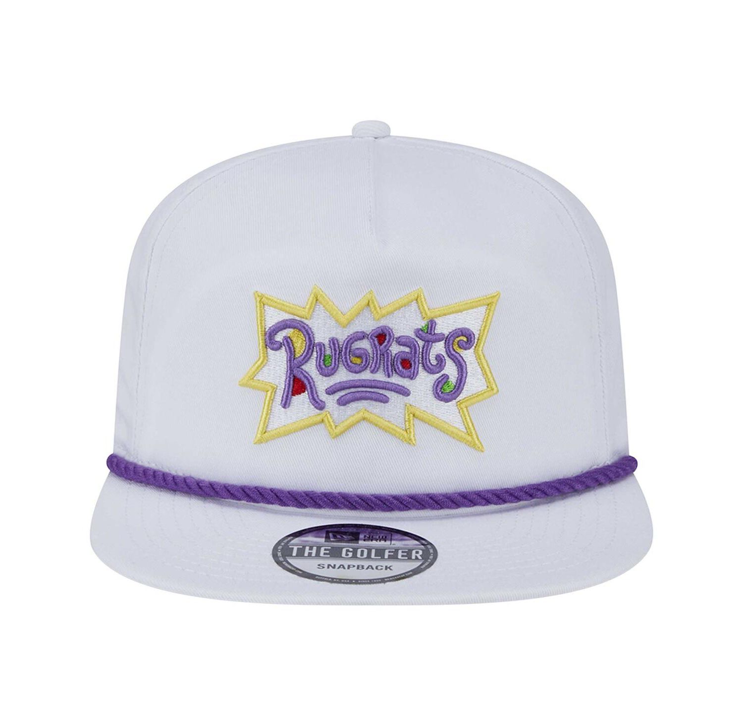 Men's White Rugrats Golfer Snapback Hat