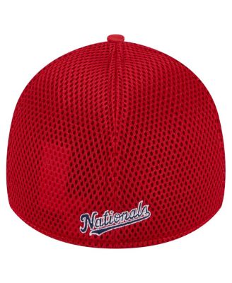 Men's Red Washington Nationals Subtle Camo 39THIRTY Flex Hat