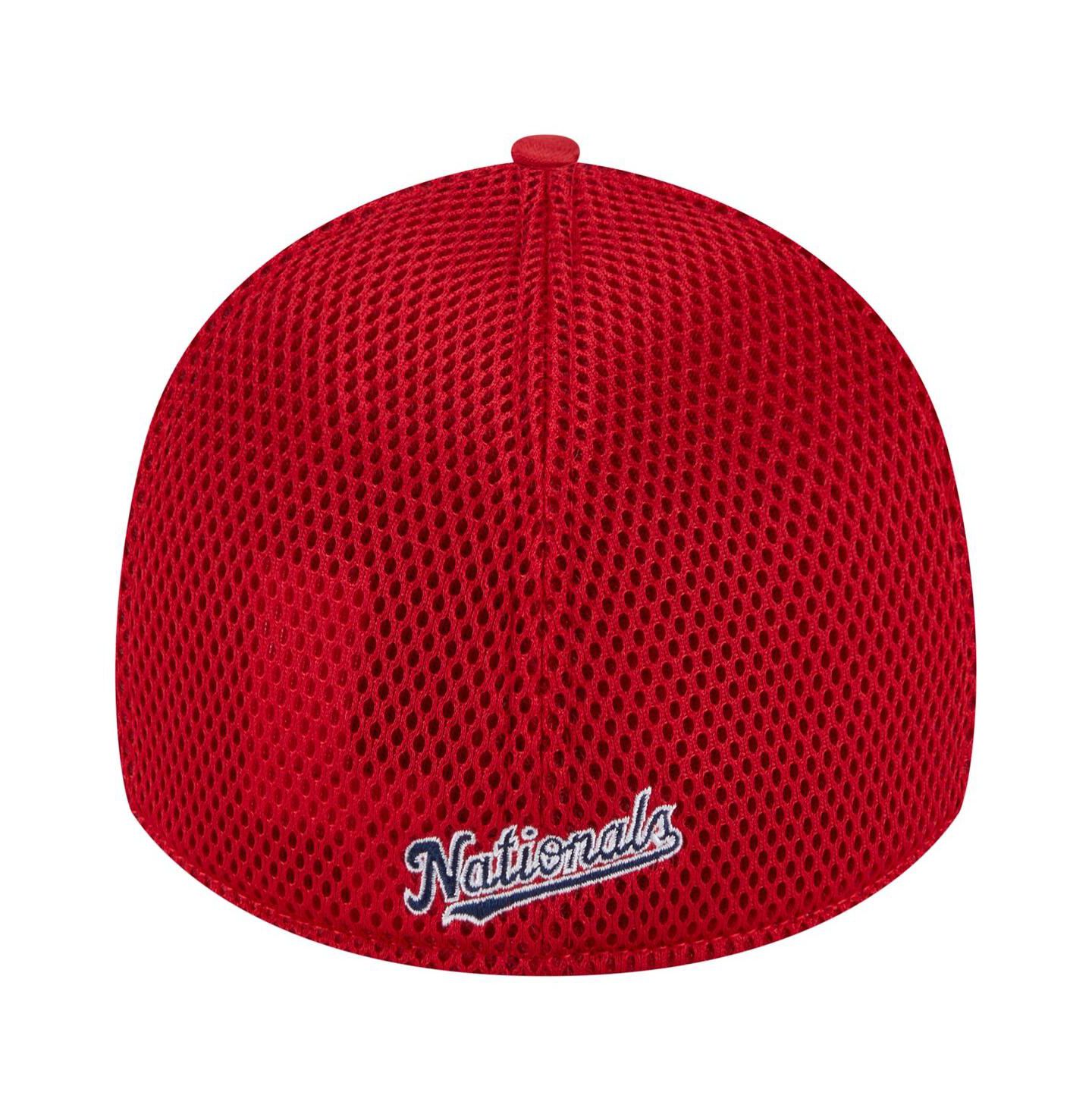 Мужская кепка New Era Red Washington Nationals Subtle Camo 39THIRTY Flex Hat — фото 4