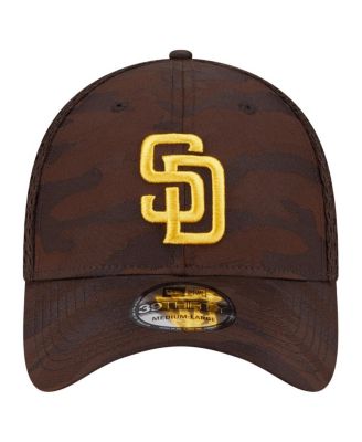 Men's Dark Brown San Diego Padres Subtle Camo 39THIRTY Flex Hat