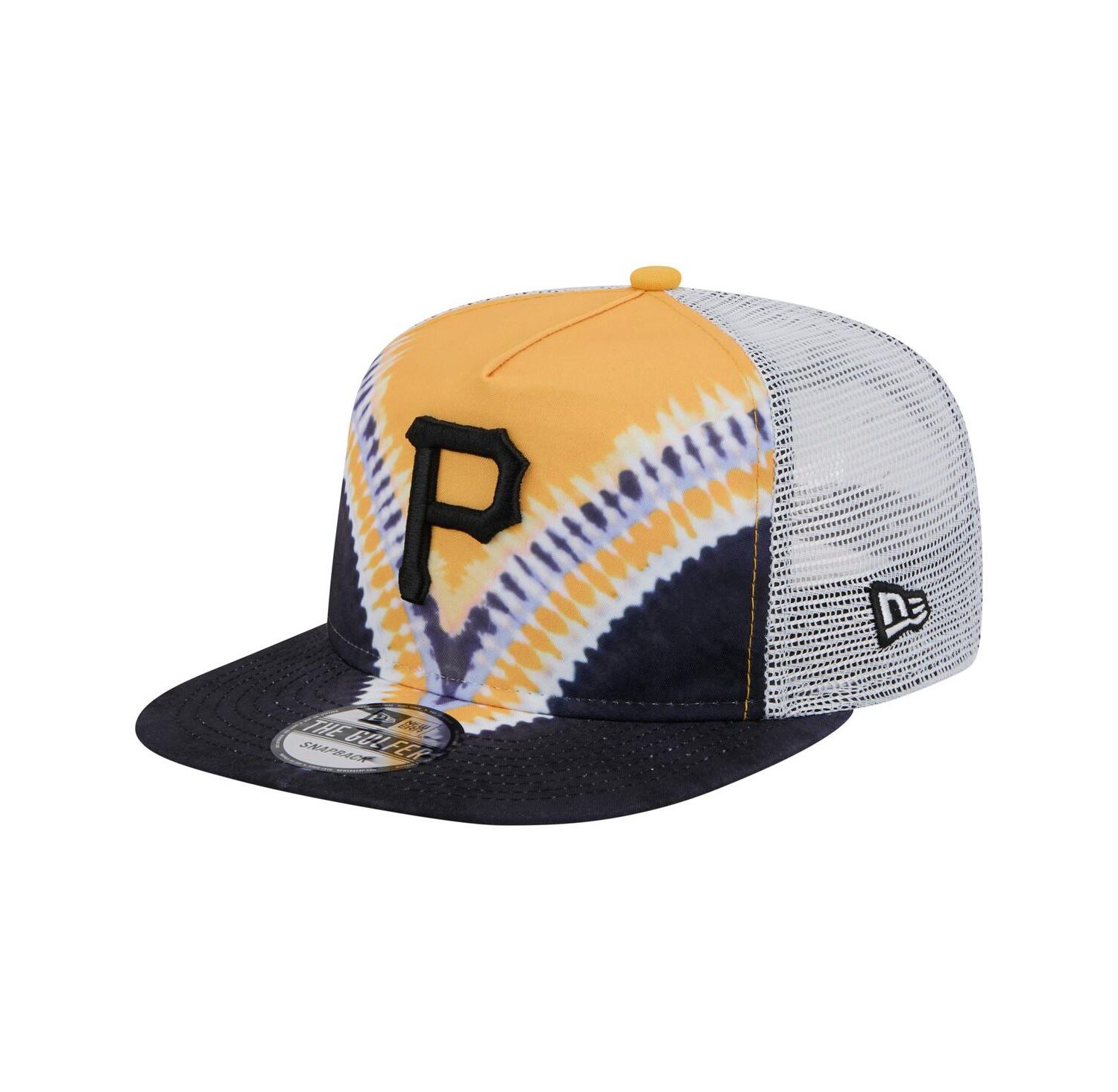 Men's Pittsburgh Pirates Tie-Dye Golfer Trucker Adjustable Hat
