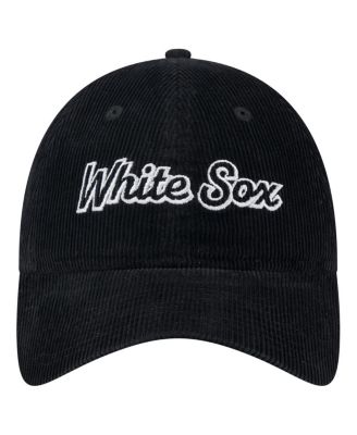 Women's Black Chicago White Sox Corduroy 9TWENTY Adjustable Hat