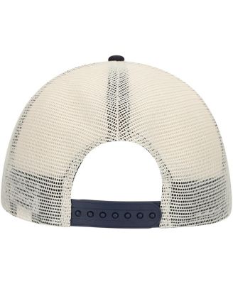 Men's Navy/Natural Dallas Cowboys Election Trucker Golfer Snapback Hat