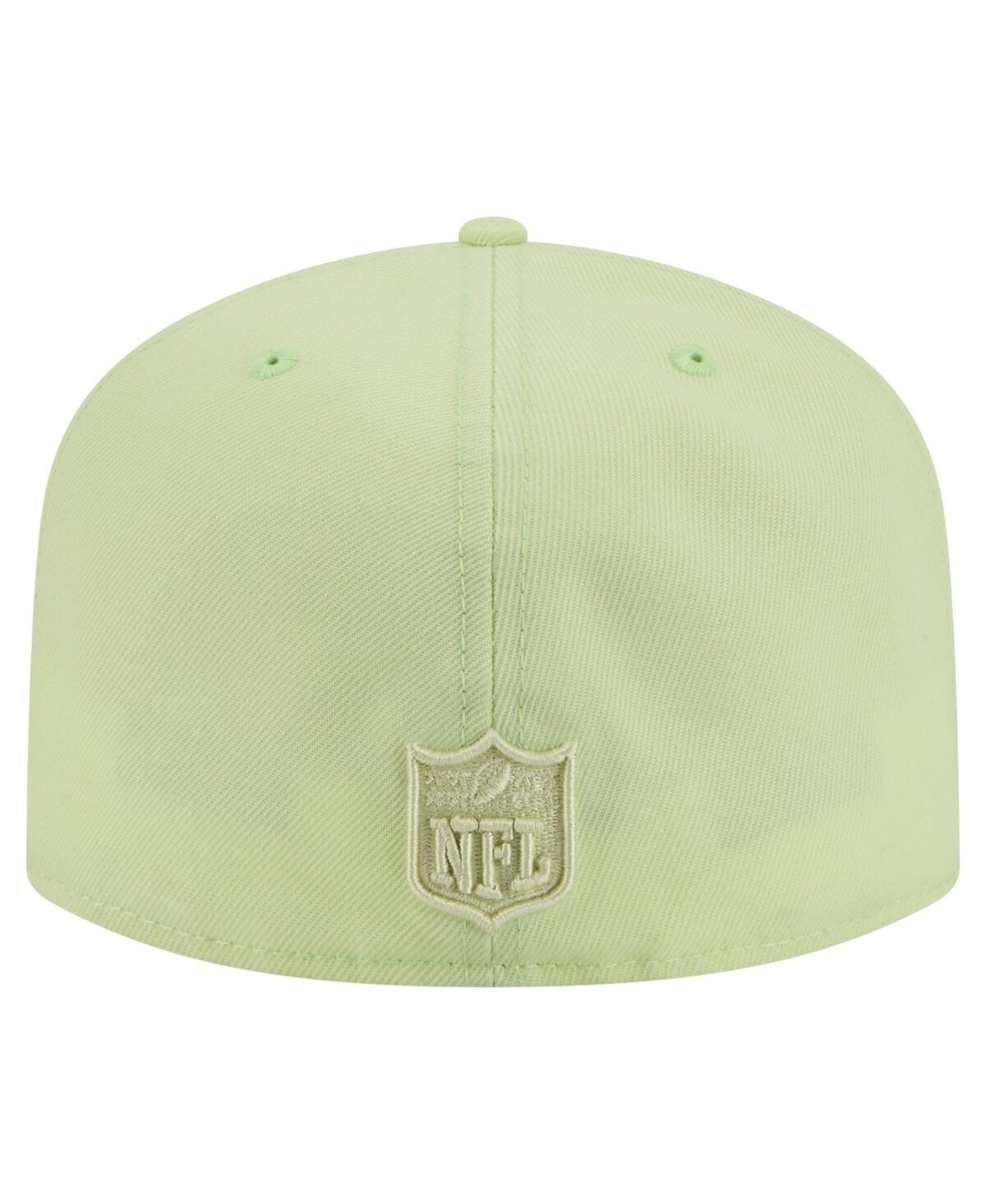 New Era Men's Green Seattle Seahawks Color Pack A-frame 59fifty Fitted Hat