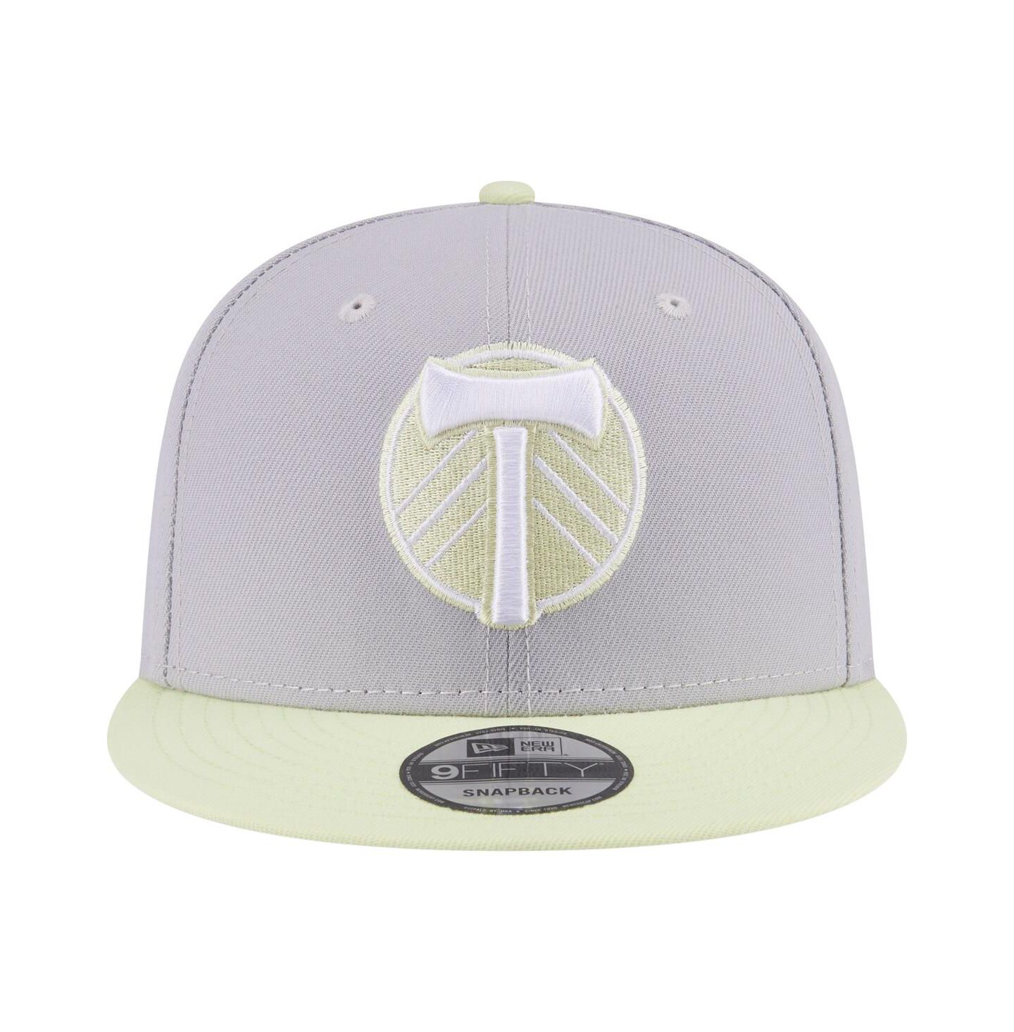 Мужские головные уборы New Era Gray Portland Timbers Color Pack Two-Tone 9FIFTY Snapback Hat — фото 2