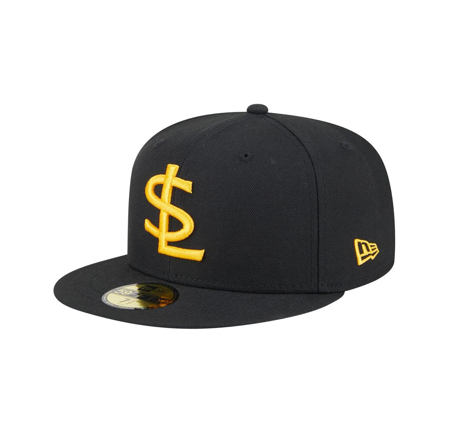 Men's Black/White Salt Lake Bees Authentic Collection 59FIFTY Fitted Hat