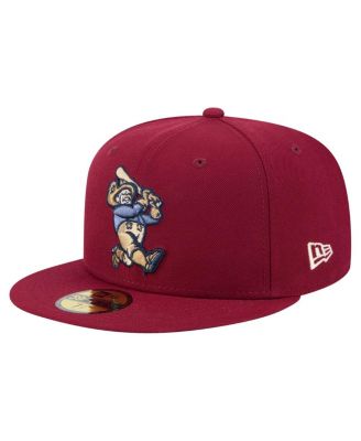 New Era - Men's&nbsp; Burgundy Frisco RoughRiders Authentic Collection 59FIFTY Fitted Hat