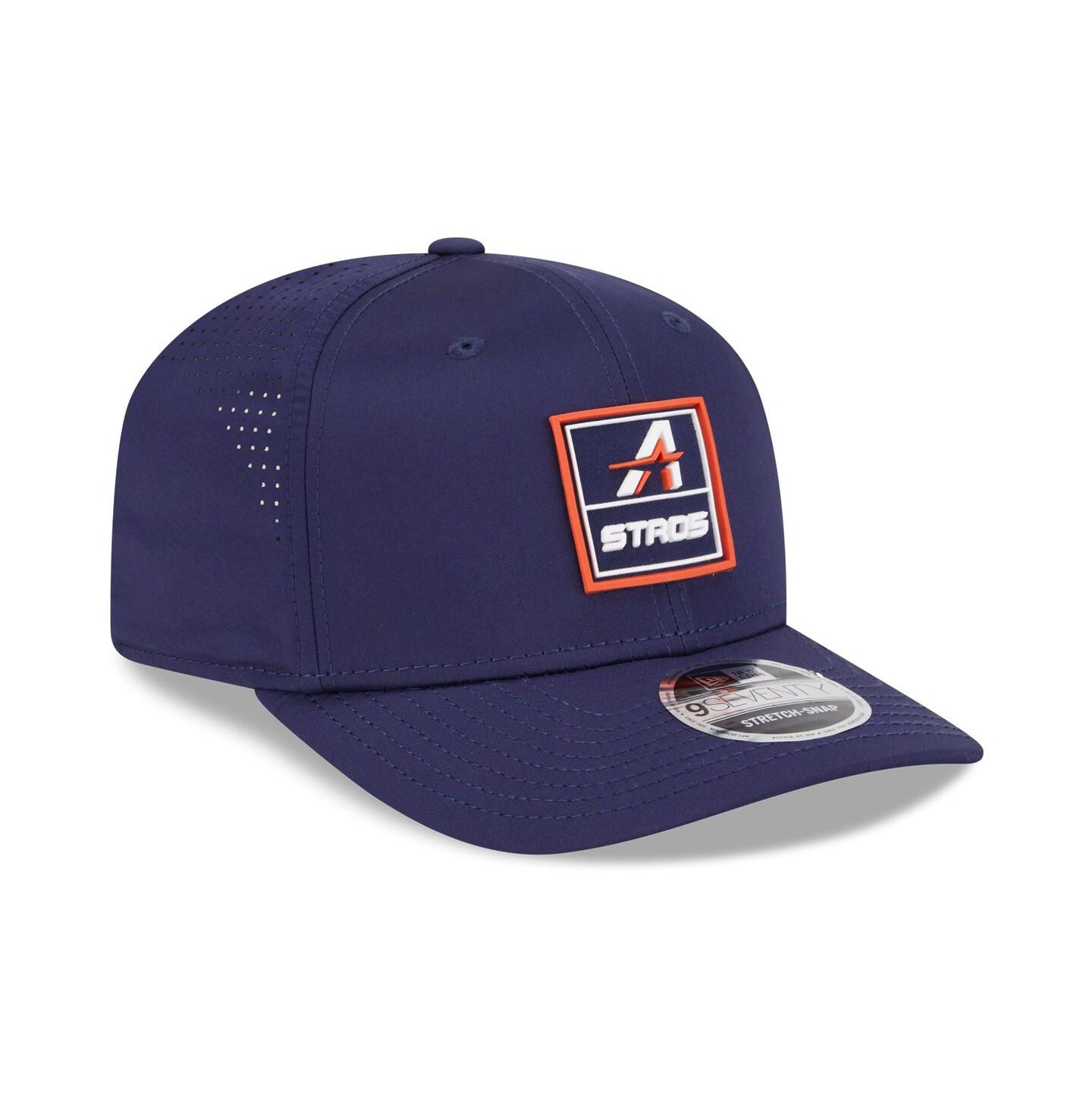 Мужские головные уборы New Era Navy Houston Astros 2025 City Connect Fan Pack 9SEVENTY Adjustable Hat — фото 3