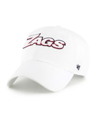 '47 Brand - Men's White Gonzaga Bulldogs Clean Up Adjustable Hat
