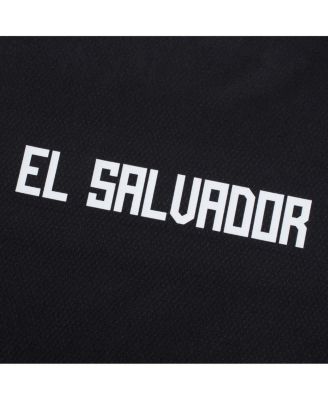 Men's Black El Salvador National Team Presentation Raglan Full-Zip Jacket